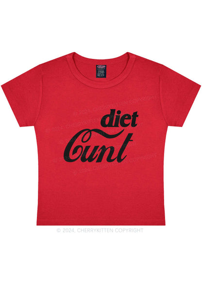 Diet Cxxt Y2K Baby Tee Cherrykitten