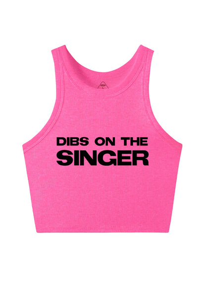 Dibs On The Singer Y2K Crop Tank Top Cherrykitten