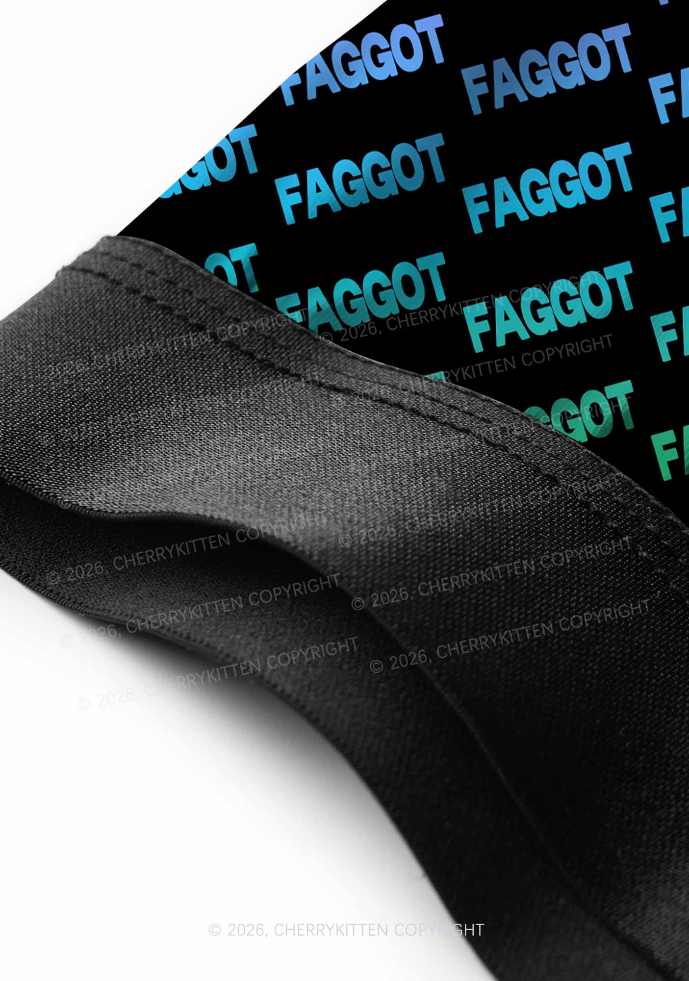 Neon Rainbow Faggot Pride Y2K Print Men Boxer Briefs Cherrykitten