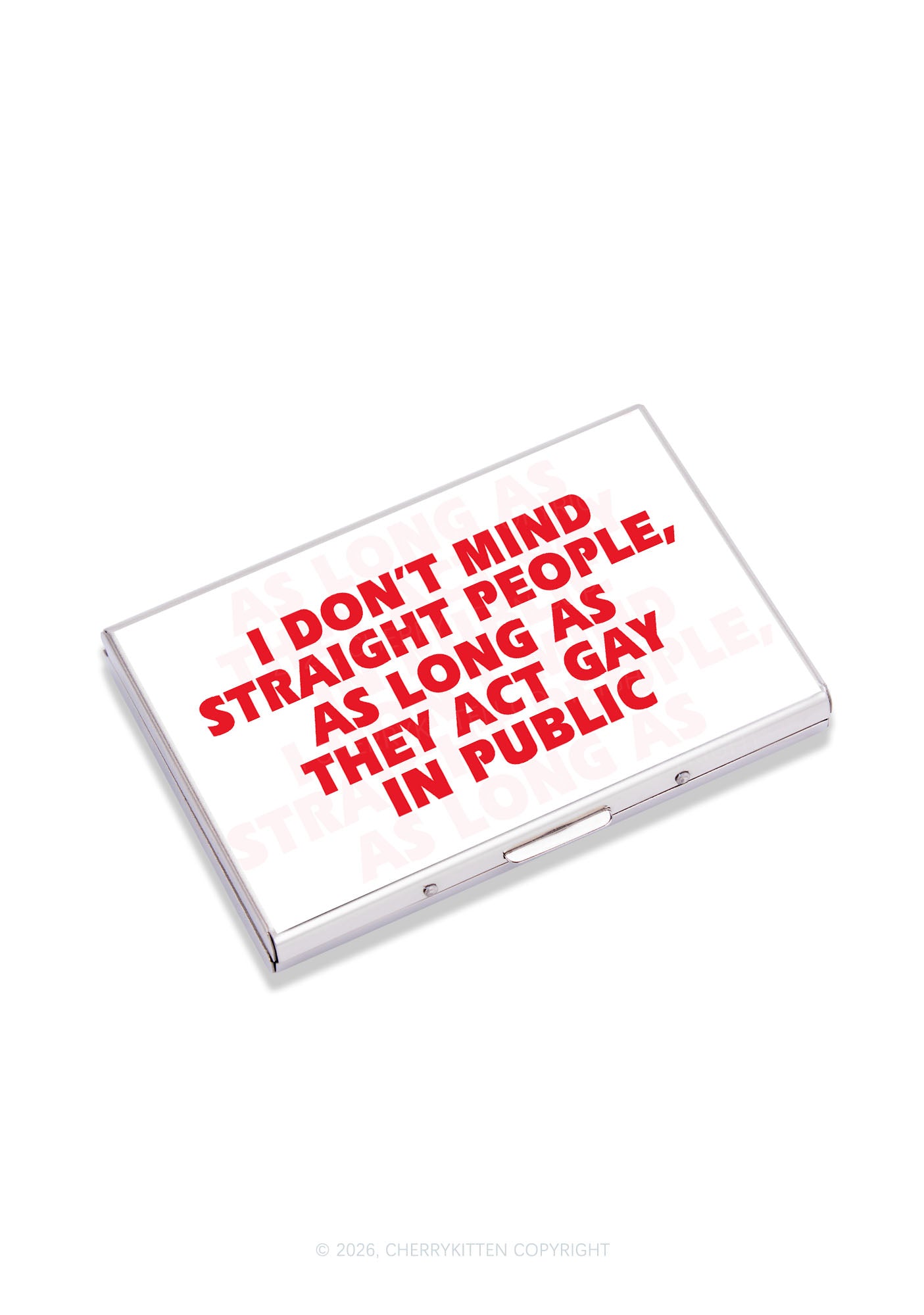Act Gay In Public Pride Y2K Mirror Cigarette Case Cherrykitten