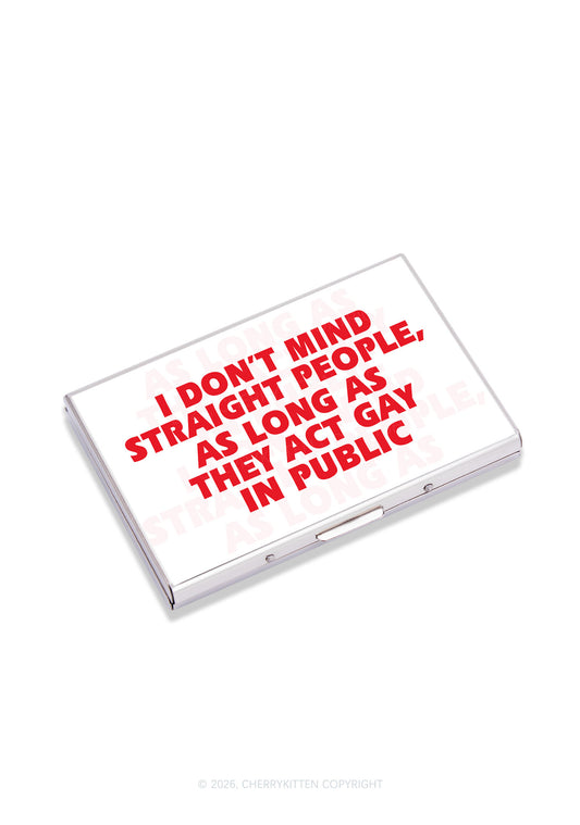 Act Gay In Public Pride Y2K Mirror Cigarette Case Cherrykitten