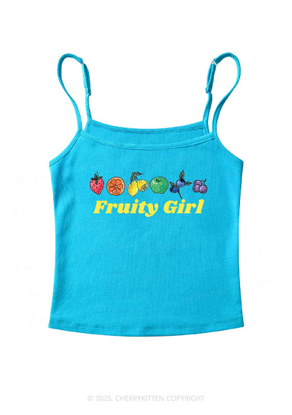 Fruity Girl Y2K Spaghetti Strap Cami Cherrykitten