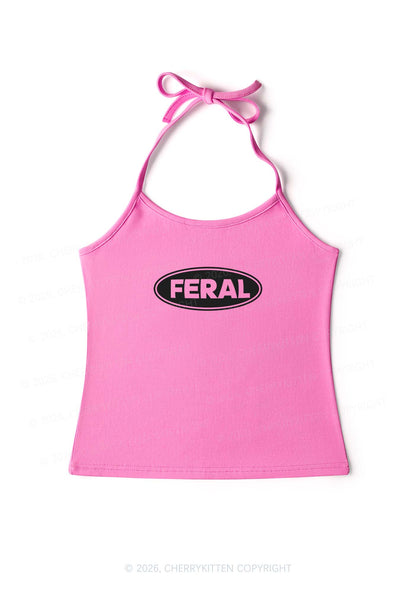 Feral Y2K Halter Neck Cami Cherrykitten