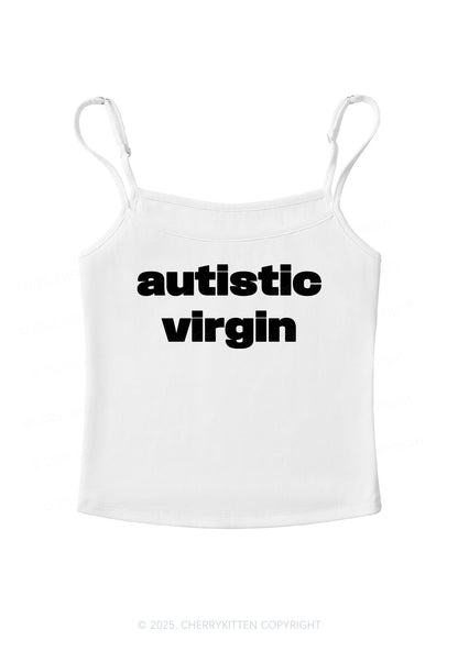 Autistic Virgin Y2K Spaghetti Strap Cami Cherrykitten