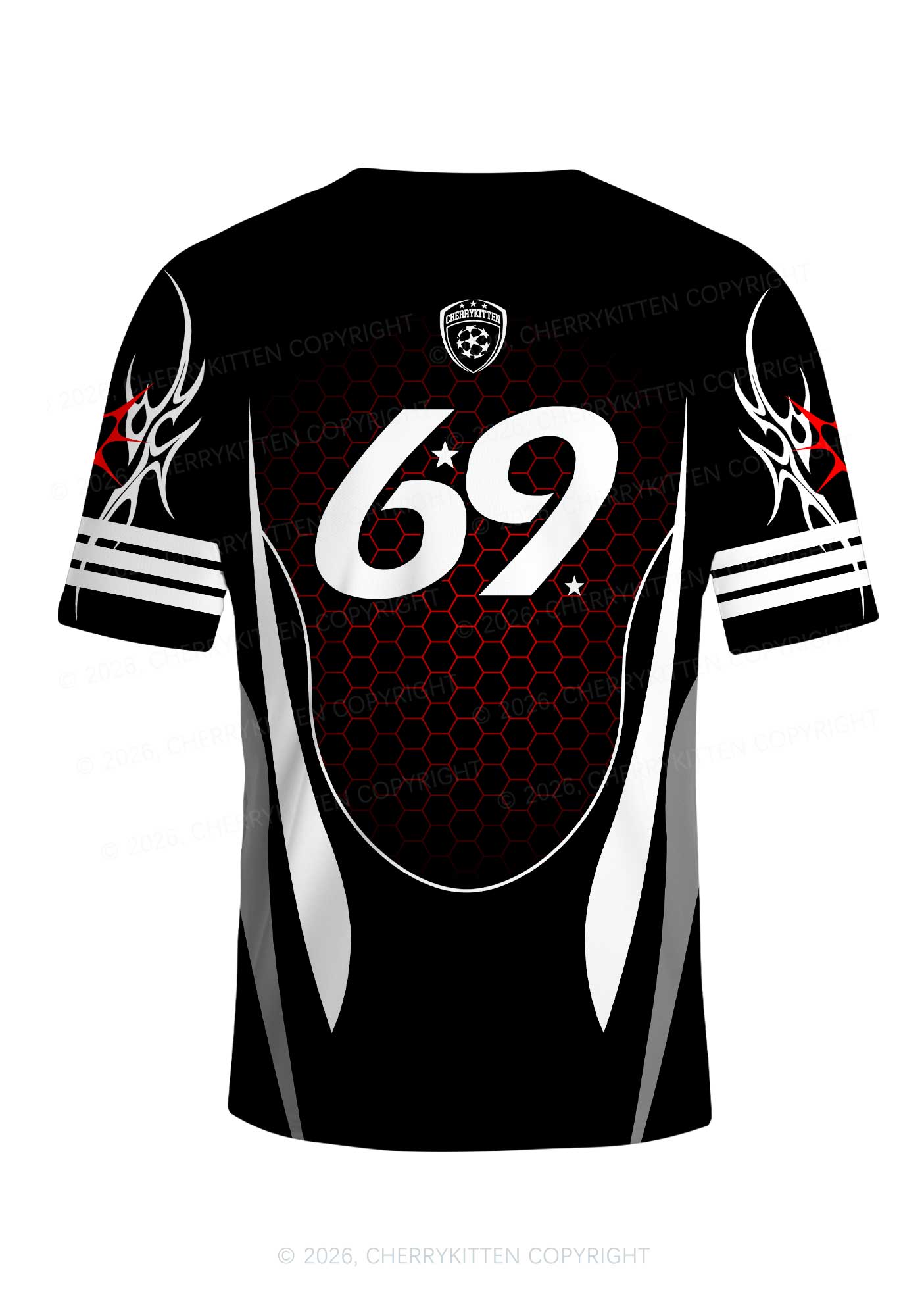 Black He Him Hole Pride Y2K Football Jersey Shirts Cherrykitten