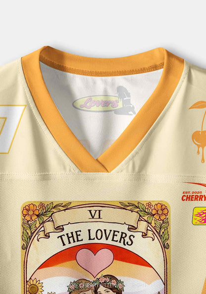 The Lesbian Lovers Pride Y2K Crop Sport Jersey Shirts Cherrykitten