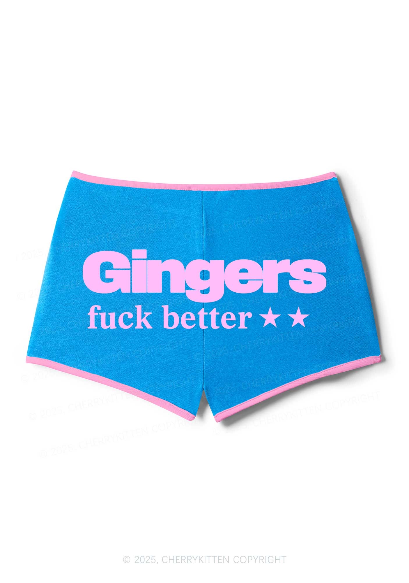 Gingers Fxxk Better Y2K Booty Shorts Cherrykitten