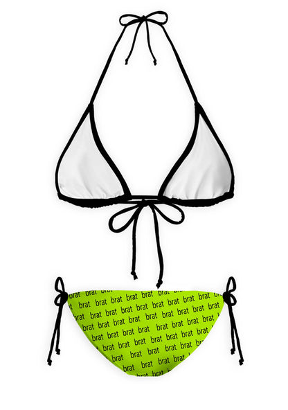 Brat Summer Y2K Print Bikini Set Cherrykitten