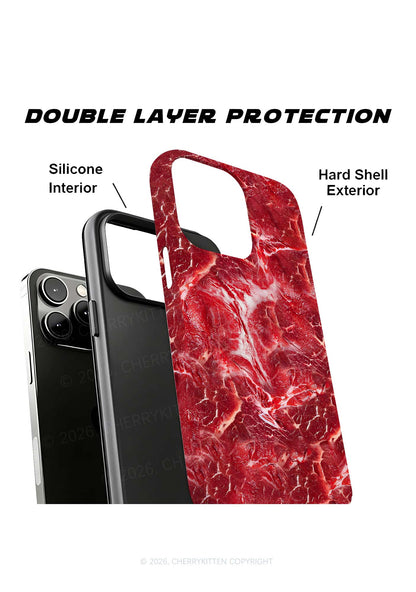 Beef Steak Texture Y2K Phone Case Cherrykitten