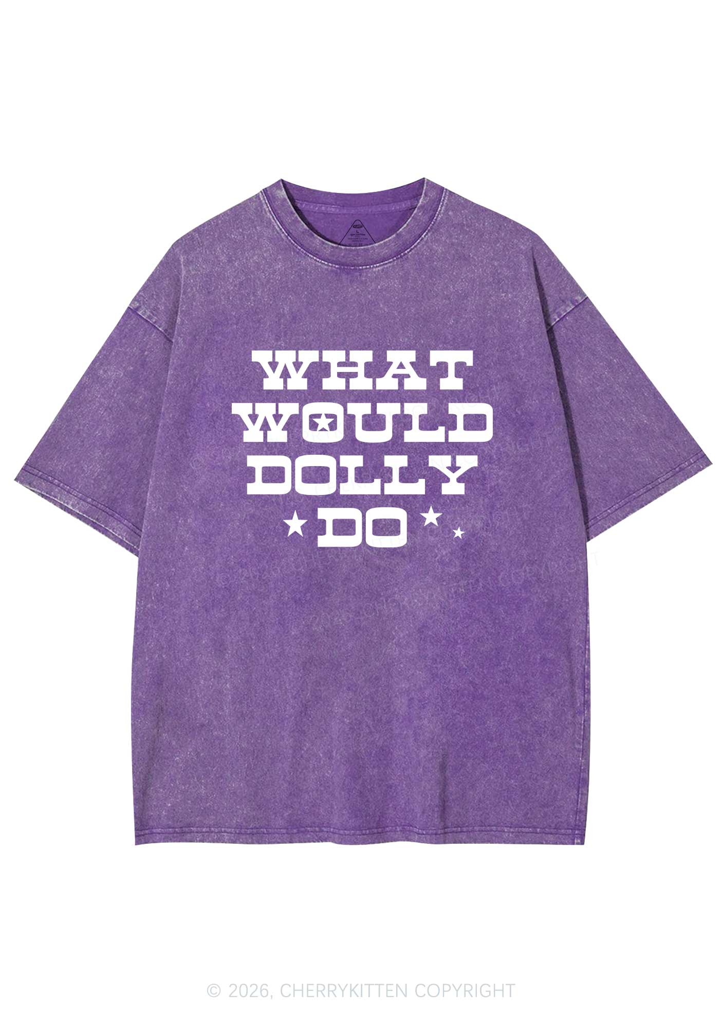 What Would Doll Do Y2K Shirts Washed Tee Cherrykitten