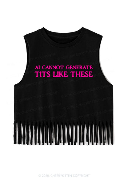 Ai Cannot Generate Txts Y2K Fringe Tank Top Cherrykitten