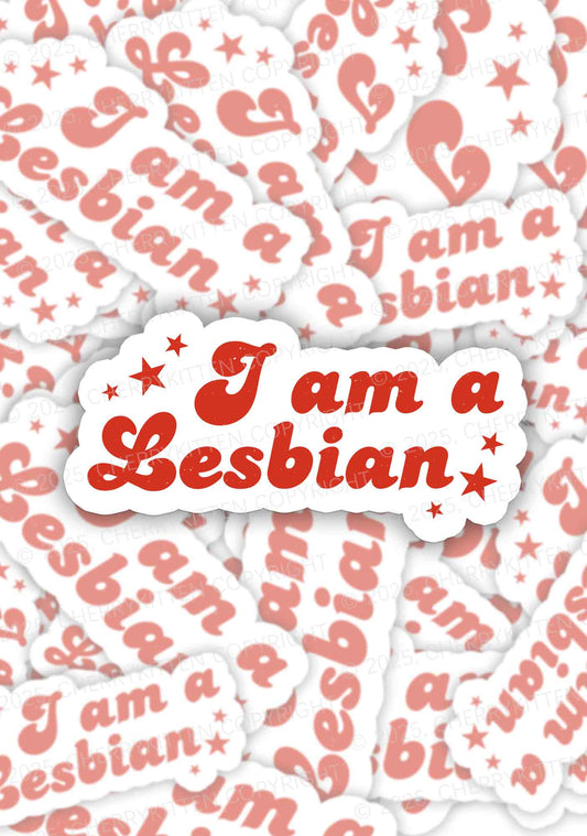 Im Lesbian Pride 1Pc Y2K Sticker Cherrykitten