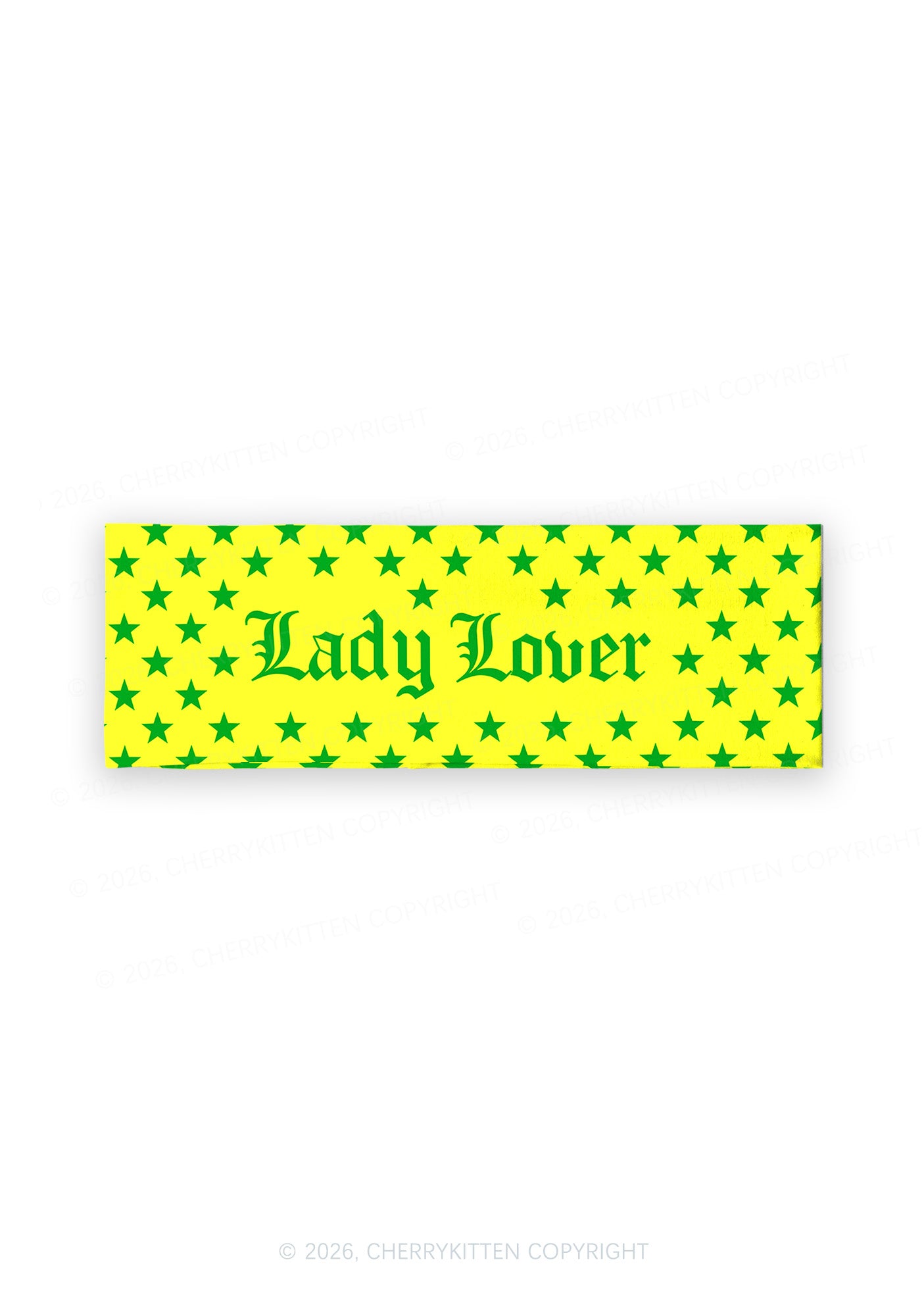Lady Lover Pride Y2K Print Headband Cherrykitten