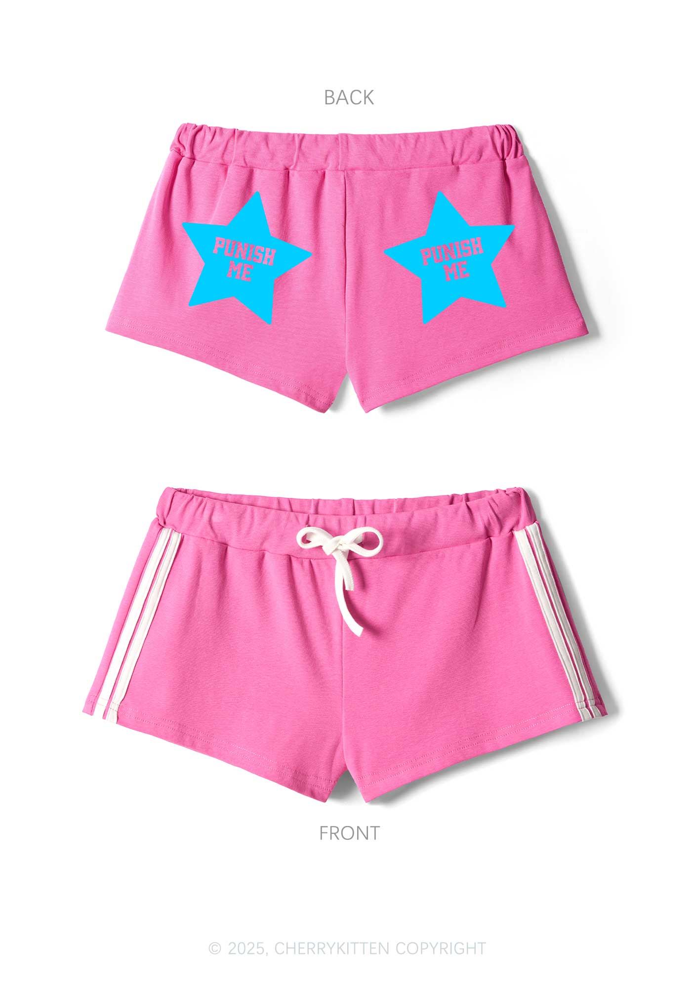 Punish Me Y2K Drawstring Mini Shorts Cherrykitten