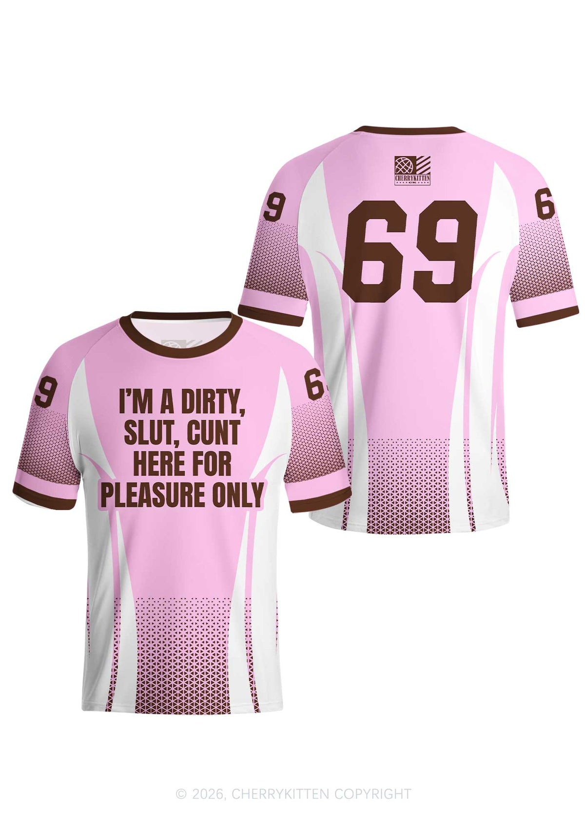Im A Dirty Slxt Y2K Football Jersey Shirts Cherrykitten