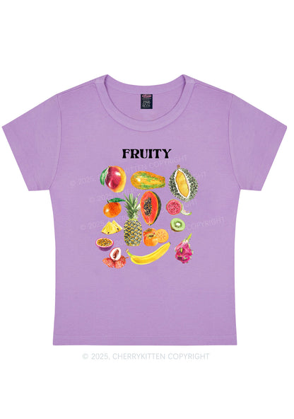 Fruity Y2K Baby Tee Cherrykitten