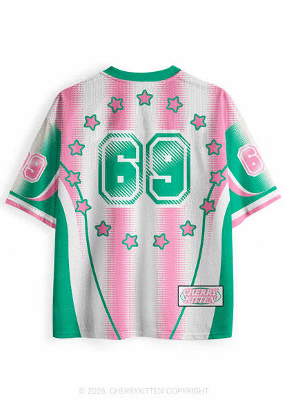 Put L In Lesbian Pride Y2K Sport Jersey Shirts Cherrykitten