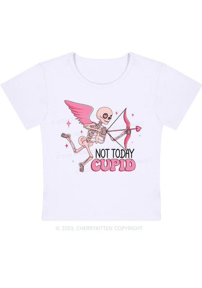 Not Today Cupid Halloween Baby Tee Cherrykitten