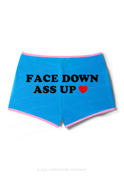 Face Down Y2K Booty Shorts Cherrykitten