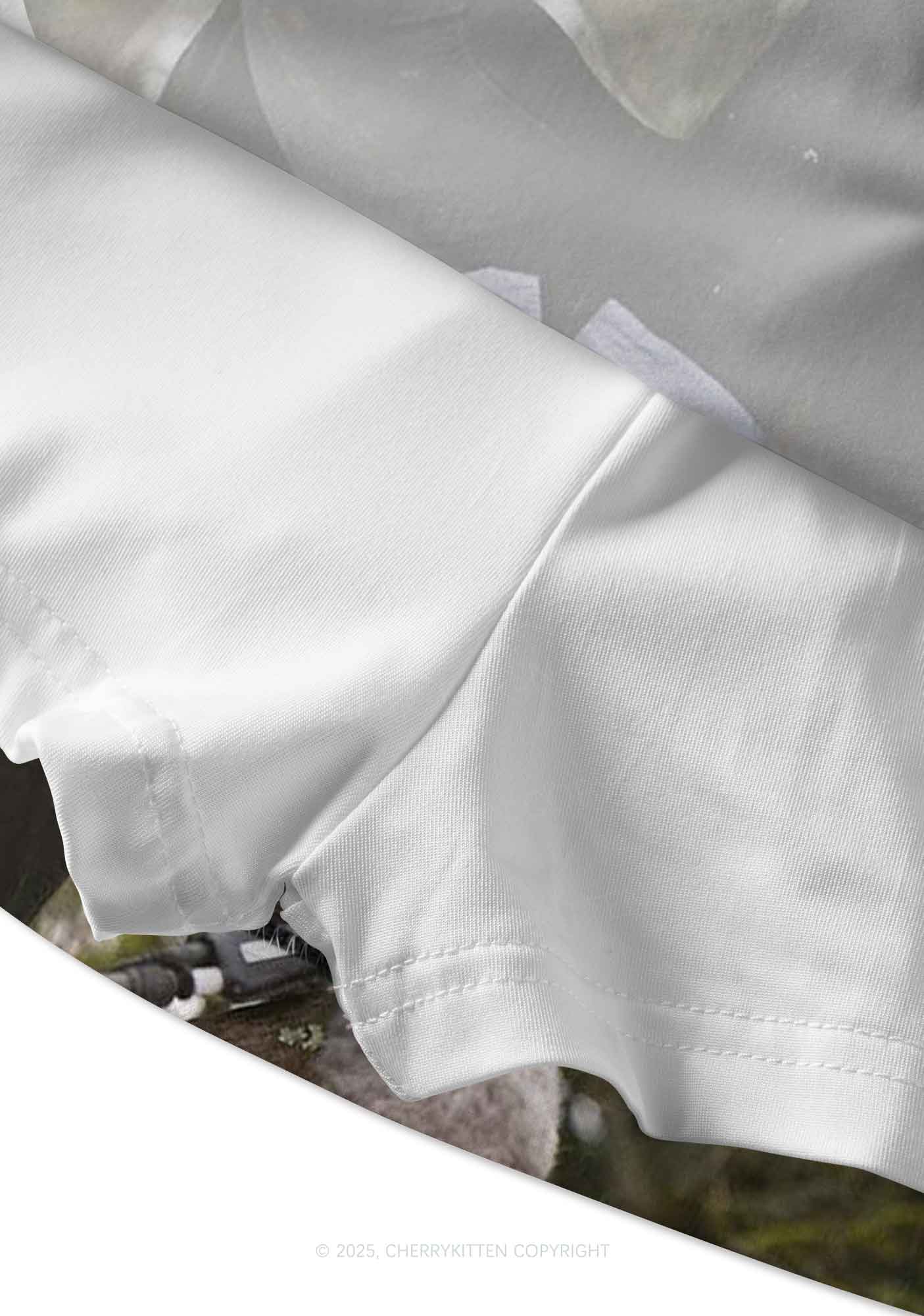 Custom Face Y2K Print Mini Skirt Cherrykitten