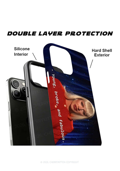 Young Broke And Fabulous Y2K Phone Case Cherrykitten