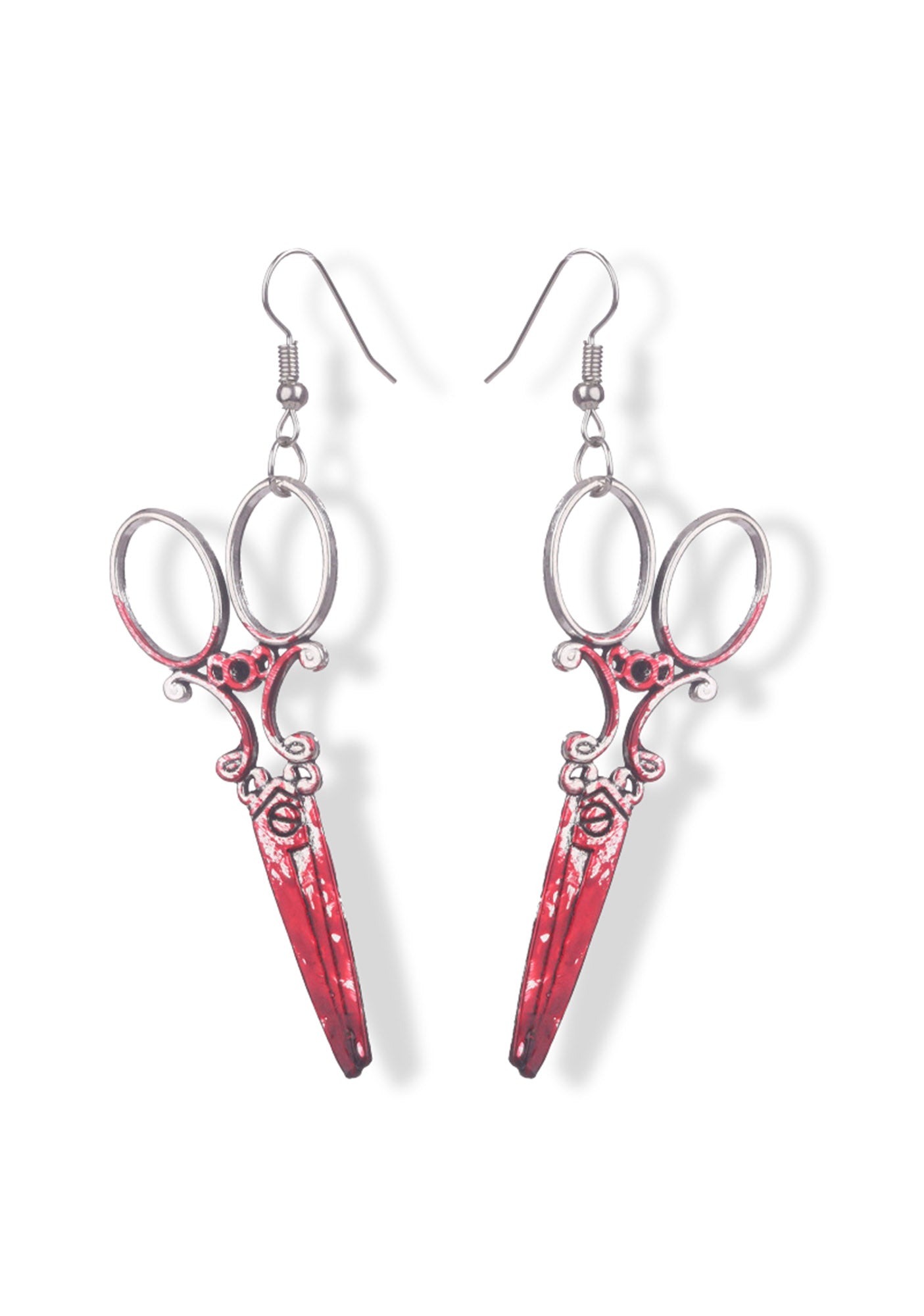 Halloween Horror Blood Scissors Earrings