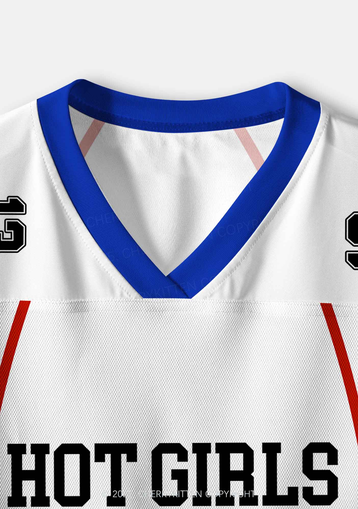 Custom Hot Girls Love Techno Y2K Crop Sport Jersey Shirts Cherrykitten