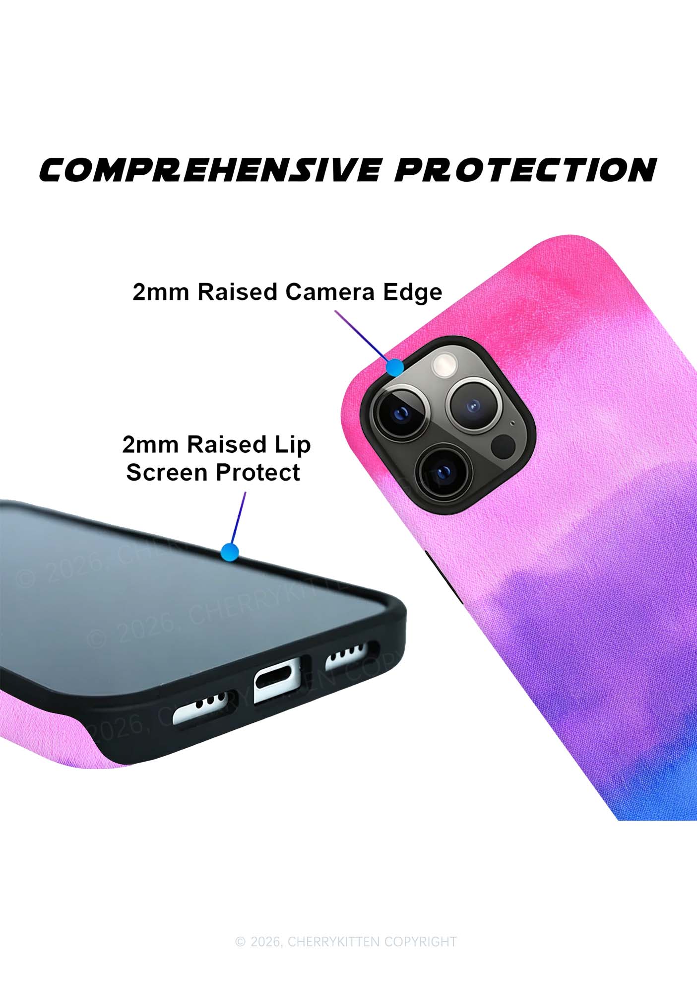Bisexual Pride Y2K Phone Case Cherrykitten