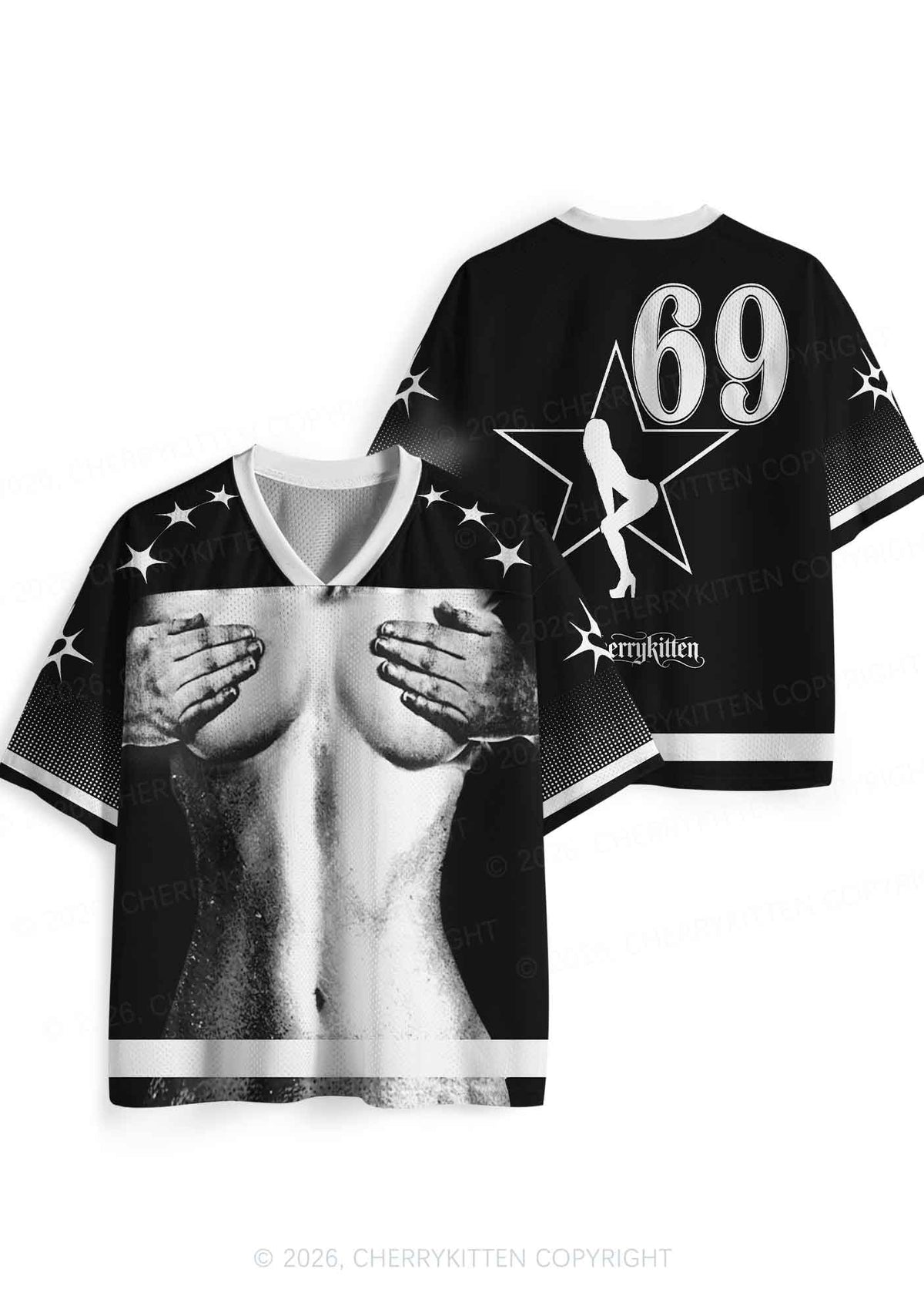 Touch Bxxbs Y2K Sport Jersey Shirts Cherrykitten
