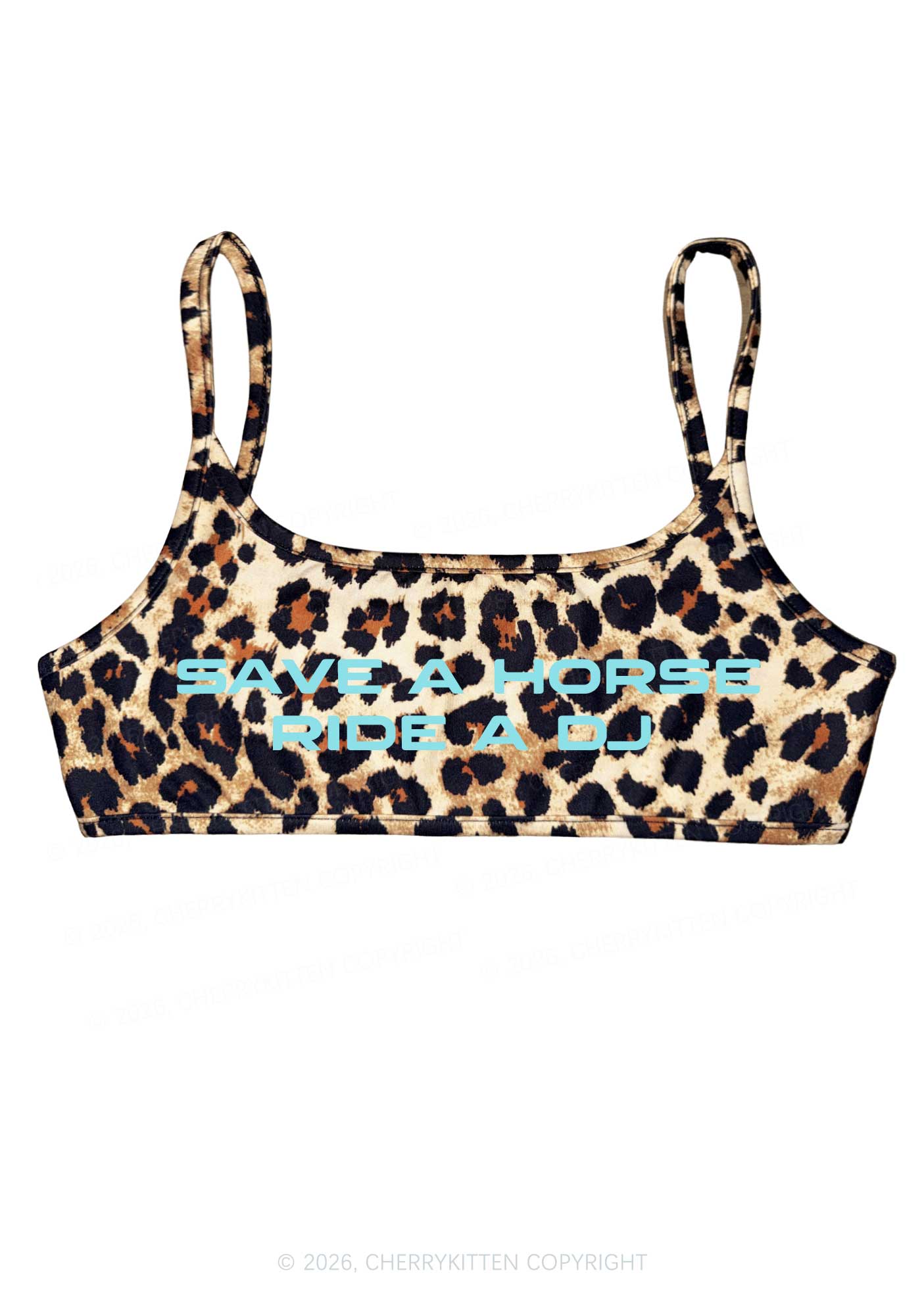 Ride A DJ Y2K Super Crop Cami Cherrykitten