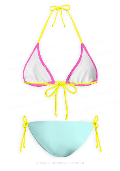 Aloha Hibiscus Y2K Print Bikini Set Cherrykitten
