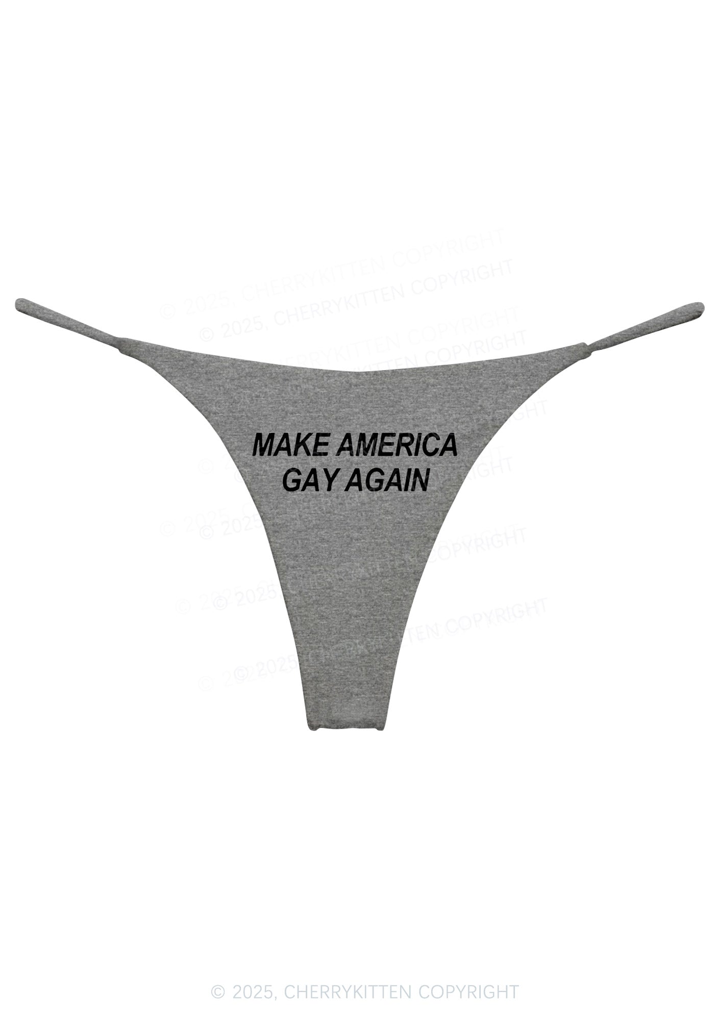 Make America Gay Again Y2K Bikini String Thong Cherrykitten