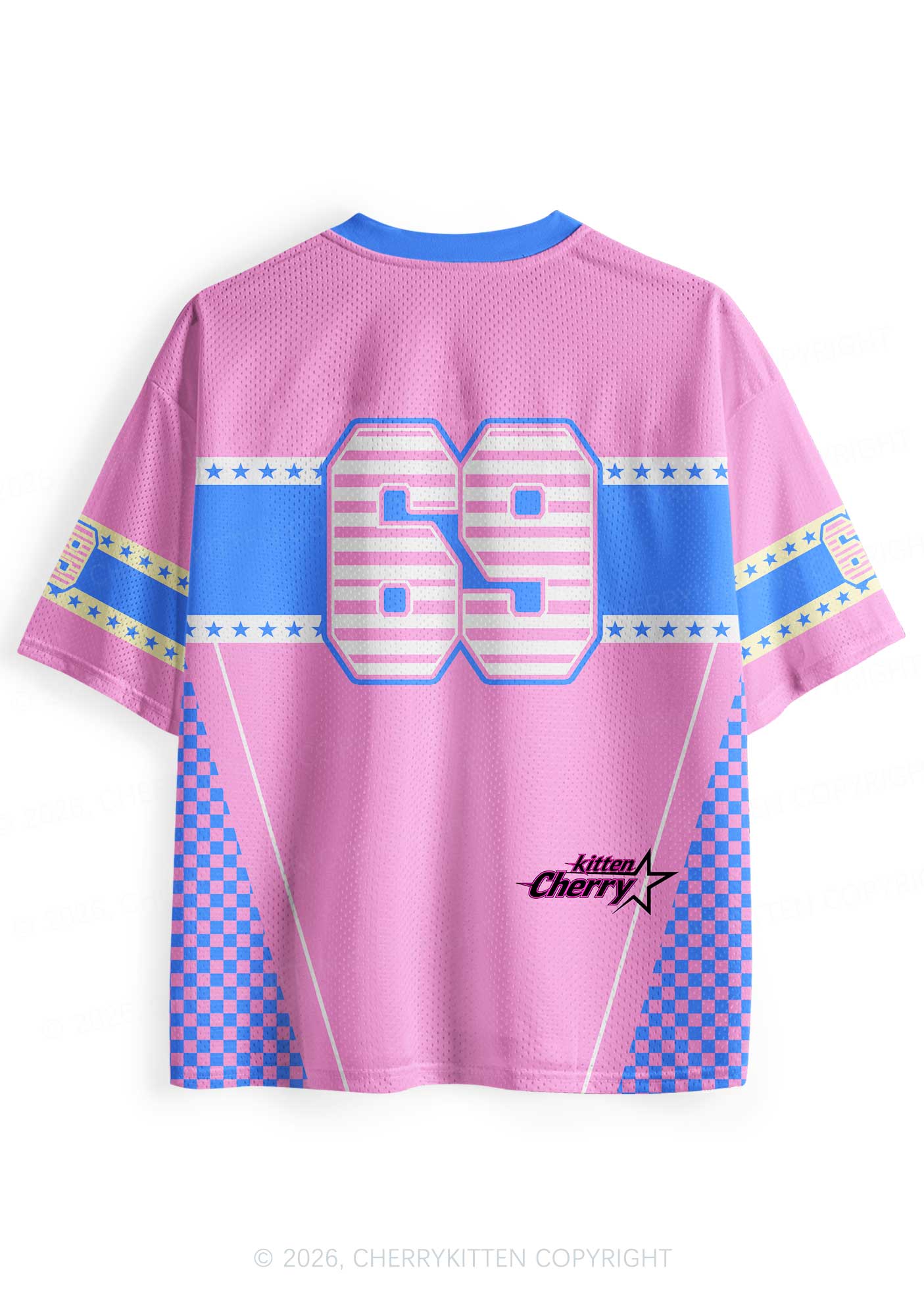 Pink Girl Kisser Pride Y2K Sport Jersey Shirts Cherrykitten