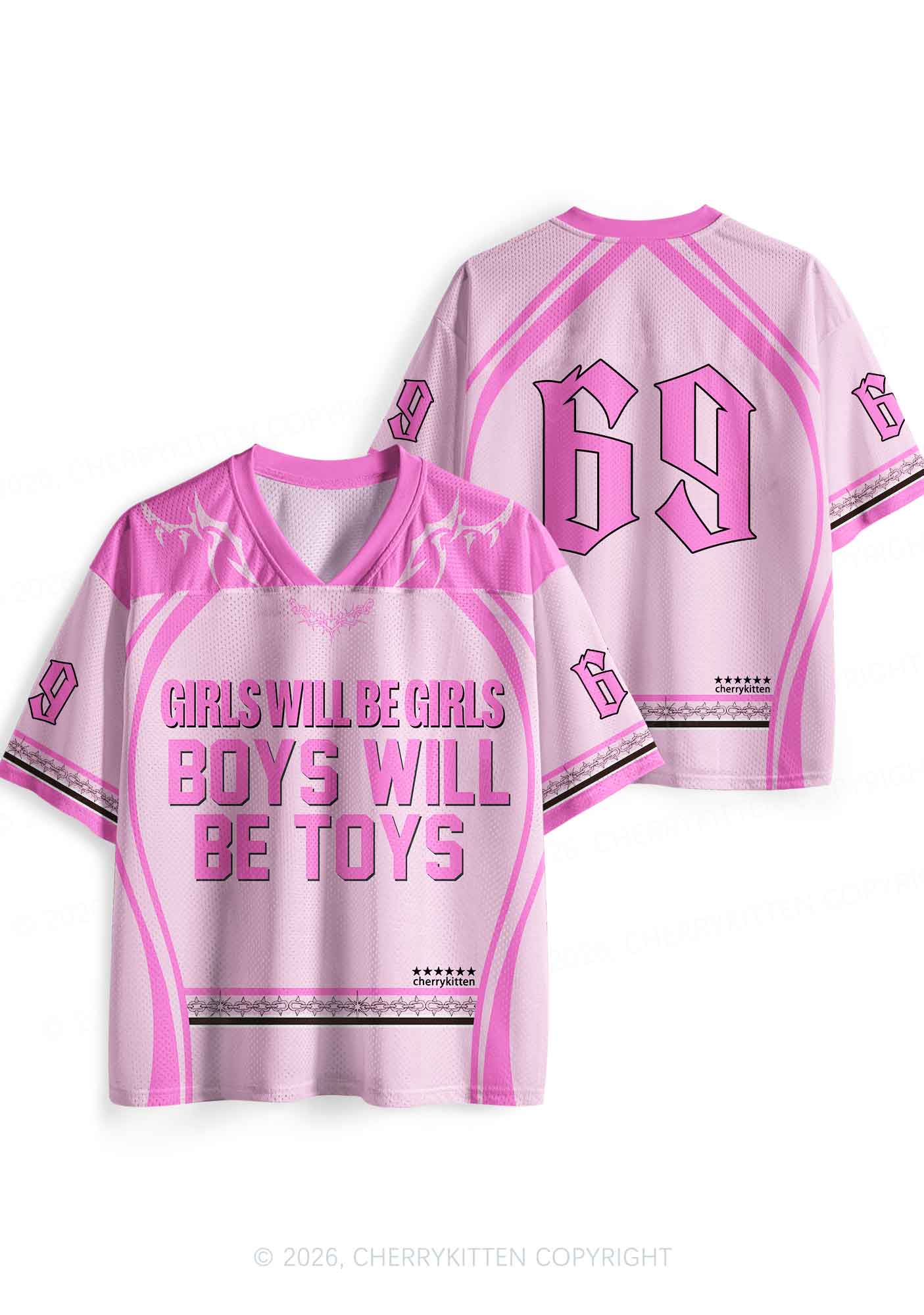 Boys Will Be Toys Y2K Sport Jersey Shirts Cherrykitten