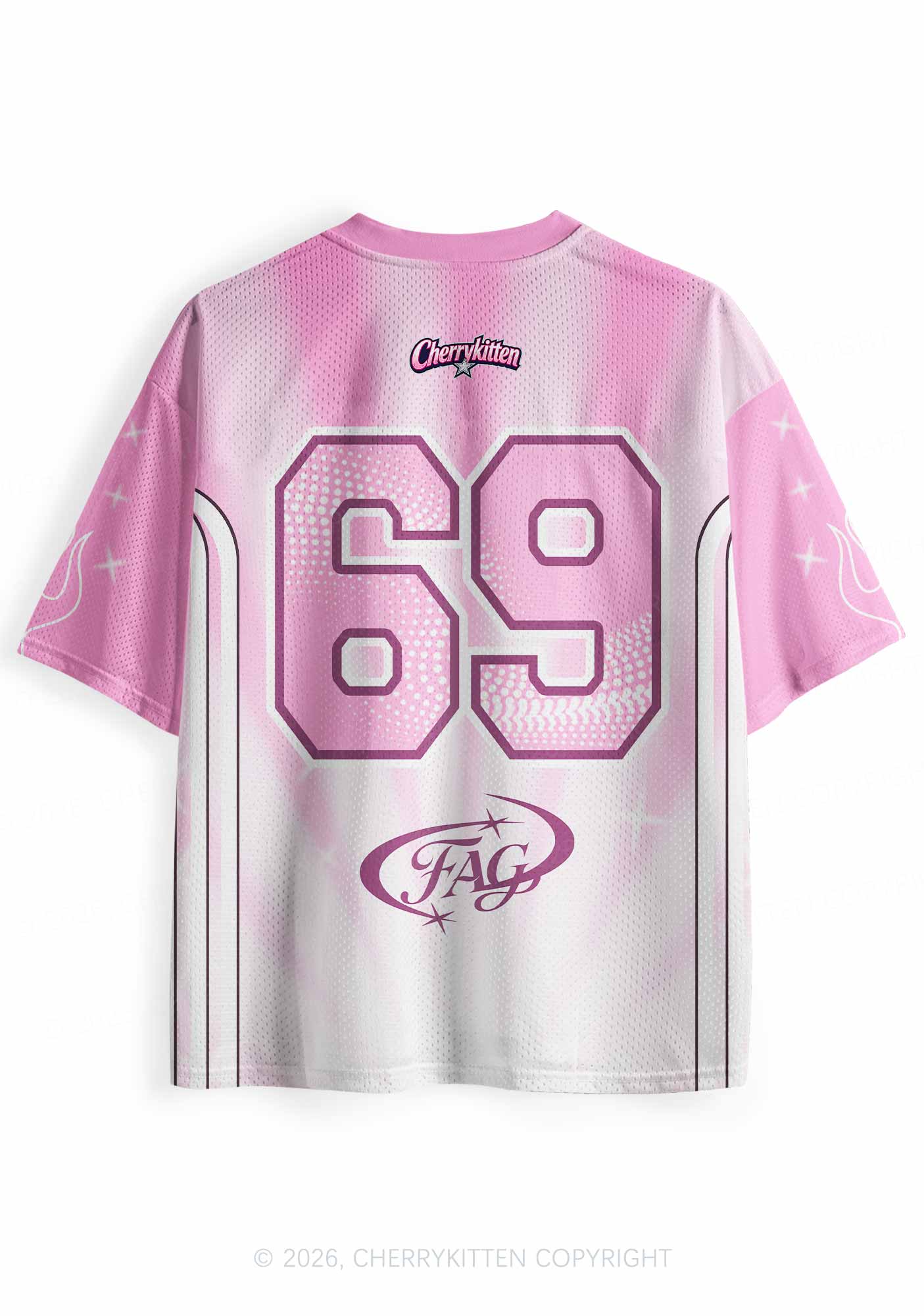 Worlds Faggest Fag Pride Y2K Sport Jersey Shirts Cherrykitten