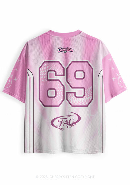 Worlds Faggest Fag Pride Y2K Sport Jersey Shirts Cherrykitten