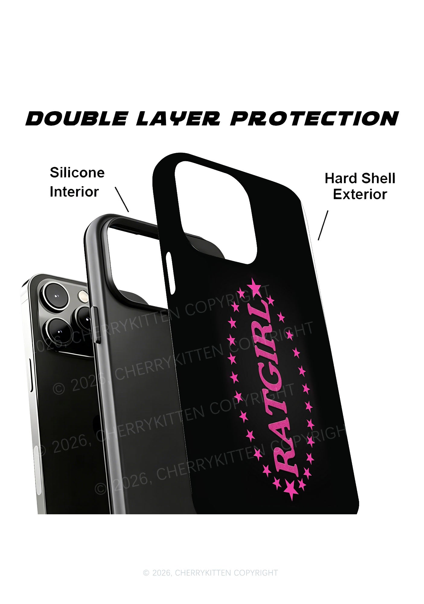 Ratgirl Star Y2K Phone Case Cherrykitten