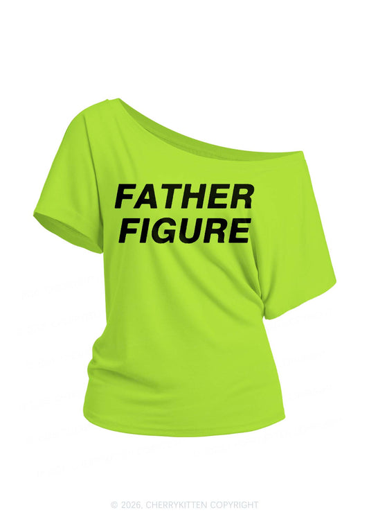 Father Figure Y2K Off Shoulder Tee Cherrykitten