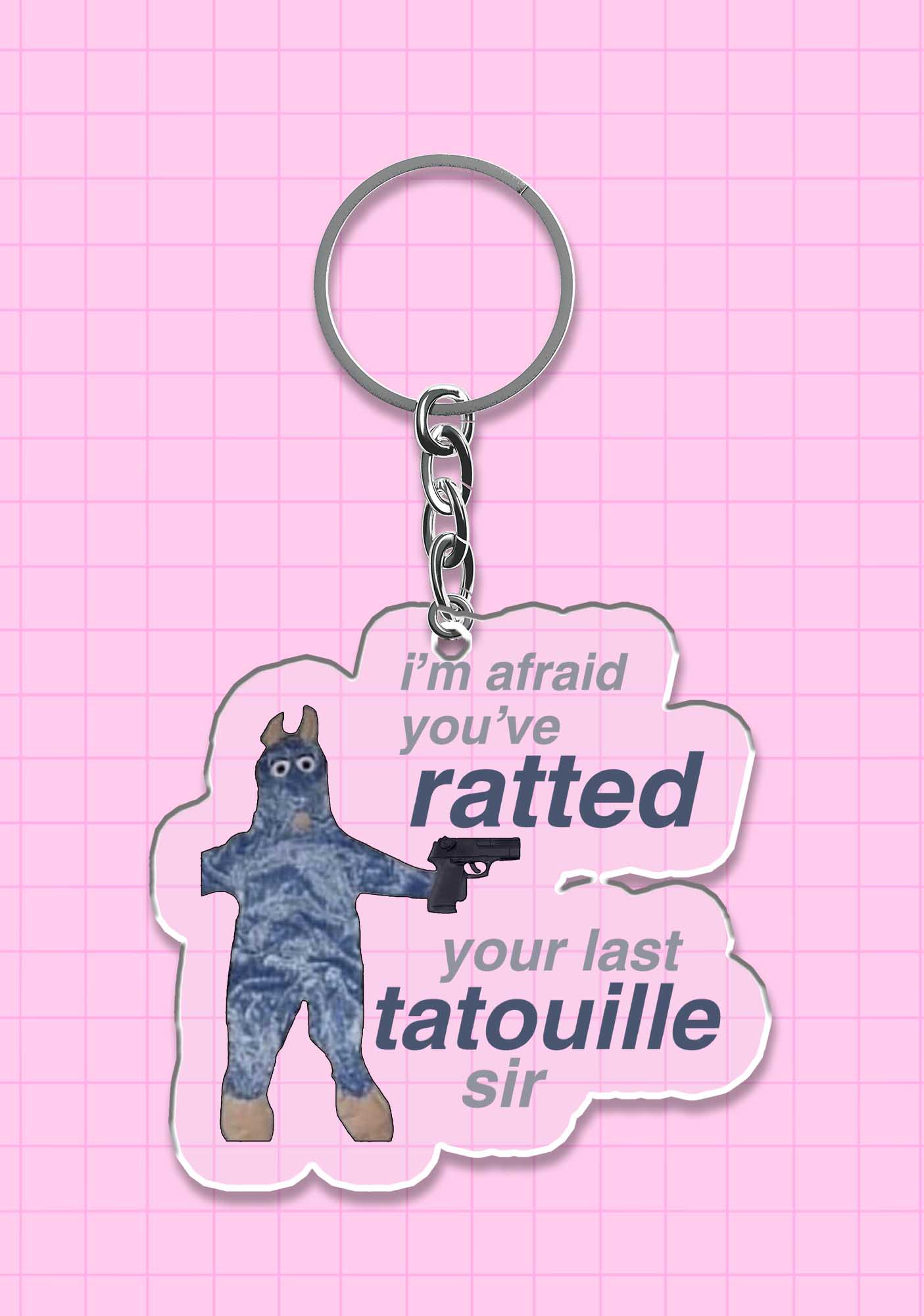 🎁 Ratted Last Tatouille 1Pc Y2K Keychain Cherrykitten (100% off)
