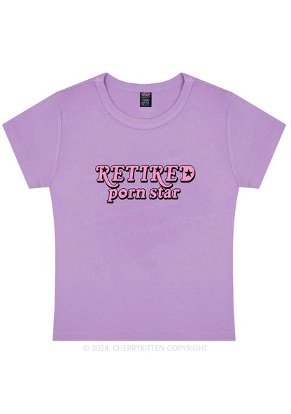 Retired Star Y2K Baby Tee Cherrykitten