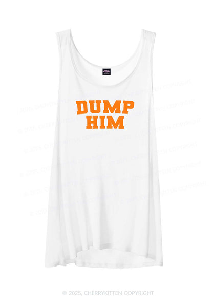 Dump Him Y2K Sheer Boyfriend Tank Cherrykitten