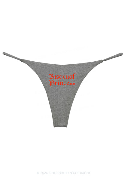Bisexual Princess Pride Y2K Bikini String Thong Cherrykitten