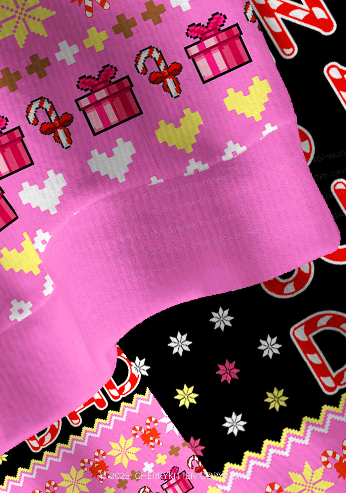 Santa My Sugar Daddy Y2K Christmas Cardigan Knit Sweatshirt Cherrykitten