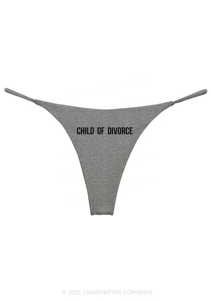 Child Of Divorce Y2K Bikini String Thong Cherrykitten