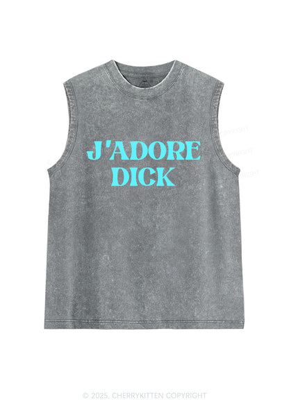 Jadore Dxxk Y2K Washed Muscle Tank Cherrykitten