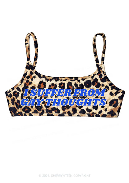 I Suffer From Gay Thoughts Pride Y2K Super Crop Cami Cherrykitten