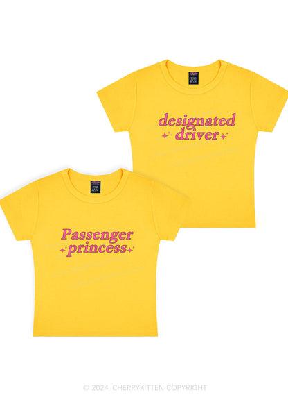 Passenger Princess Designated Driver Y2K Baby Tee Cherrykitten