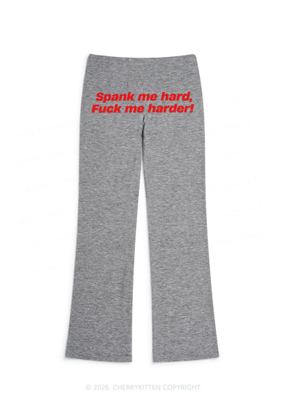 Spank Me Hard Y2K Low Rise Drawstring Flare Pants Cherrykitten