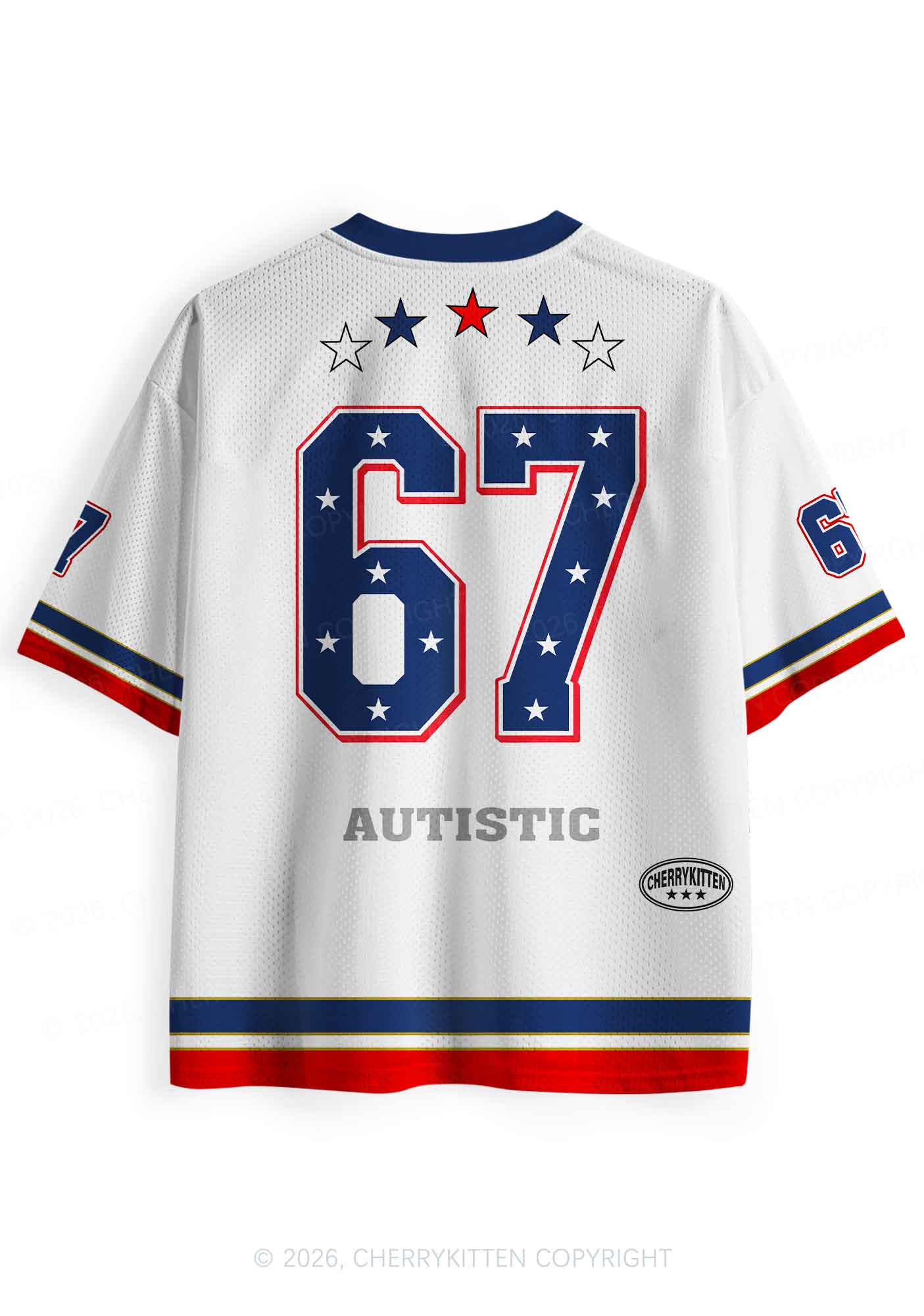 Autistic By Birth Gay Pride Y2K Sport Jersey Shirts Cherrykitten