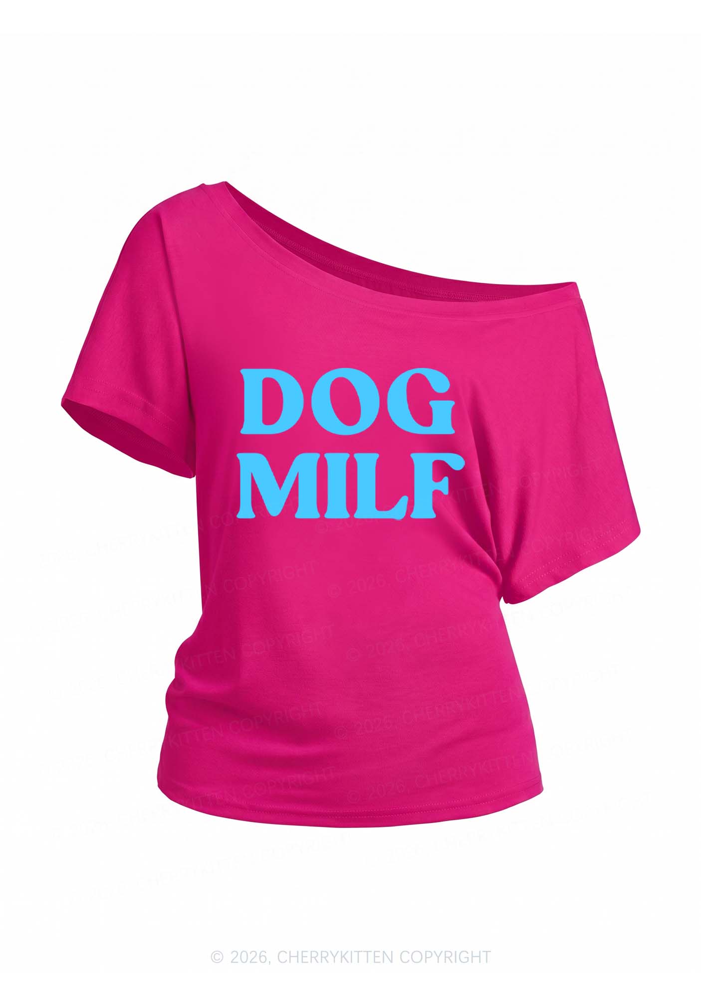 Dog Mxxf Y2K Off Shoulder Tee Cherrykitten